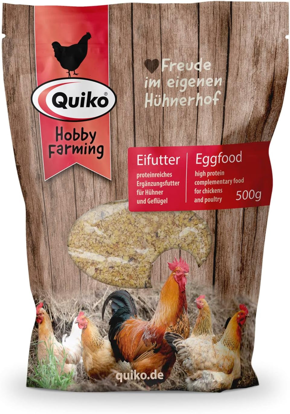 Quiko Hobby Farming - Eifutter para Hühner 2kg - Hühner Zubehör - Hühner Vitamine