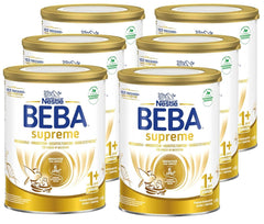 Bebida infantil BEBA SUPREME Junior 1+ a partir de 1 año, alimento para niños con complejo 6 HMO, solo lactosa, sin aceite de palma, pack 6 (6 x 800 g) Madre e Hijo Naty Shop