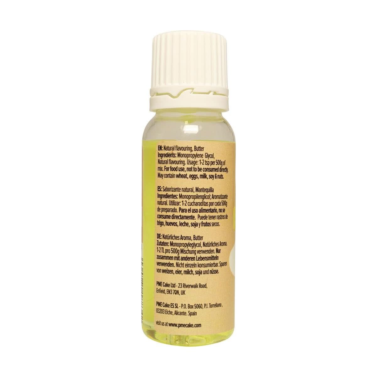 Sabor a mantequilla 100% natural, 25 ml Aromas Naty Shop