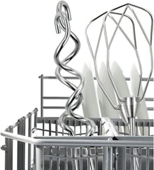 Bosch Handrührer Home Professional Styline MFQ4980B, 5 Stufen, 2 Edelstahl Rührbesen- Und Knethaken, Mixstab Edelstahl, Universalzerkleinerer, 850 W, Schwarz/Dark Silver Cocina Naty Shop