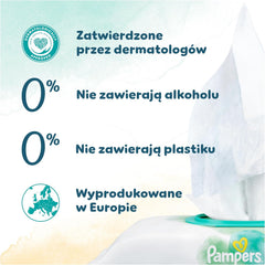 Toallitas húmedas Pampers Harmonie Protect & Care, 18 paquetes de 44 toallitas cada uno = 792 toallitas que ayudan a restaurar el equilibrio natural del pH de la piel.