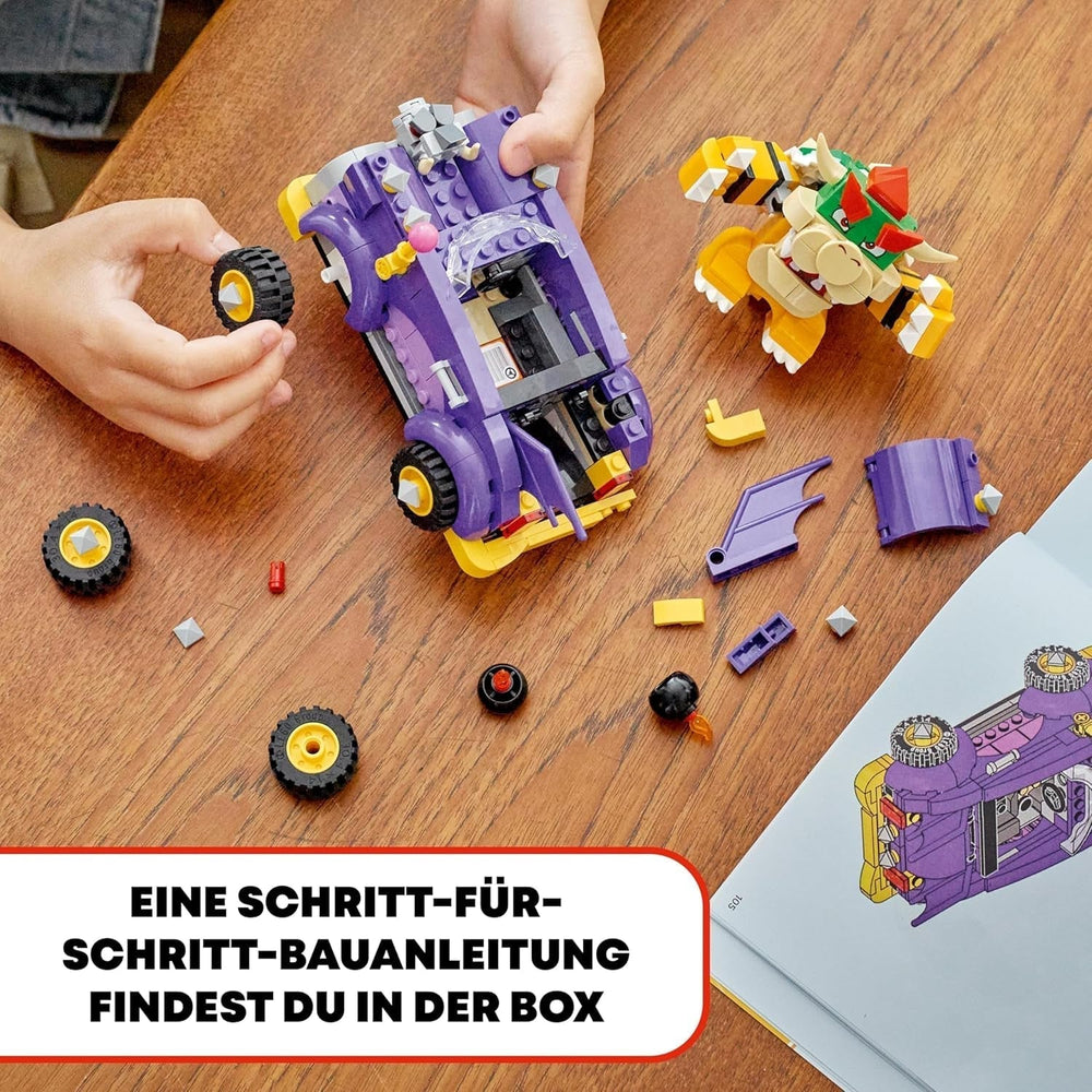 LEGO Super Mario Set de expansión Monster Cart de Bowser Coche de juguete Bowser para niños y niñas Set de un solo personaje Regalo para jugadores para niños de 8 años 71431 Juegos de construcción Besuche den LEGO-Store