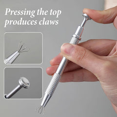 100 Stück Nail Art Schwamm Mit Piercing Zange,Nail Art Zubehör Schwamm Mit Piercing Kugel Aufdreher,Sponge Brush Applikator,Nagelkunst-Rendering-Werkzeuge,Für Gradient Nail Art Patterns Erstellen.