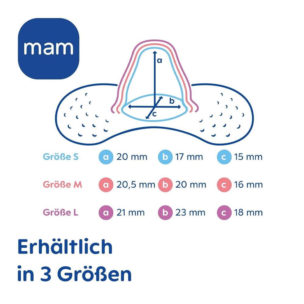 MAM Stillhütchen Größe S (Ø 17 Mm) Im 2Er-Set, Extra Weiche Brusthütchen Zum Schutz Beim Stillen, Brustwarzenschutz Für Maximalen Hautkontakt Zwischen Mutter Und Kind Accesorios Alimentación y Lactancia Bebe Naty Shop