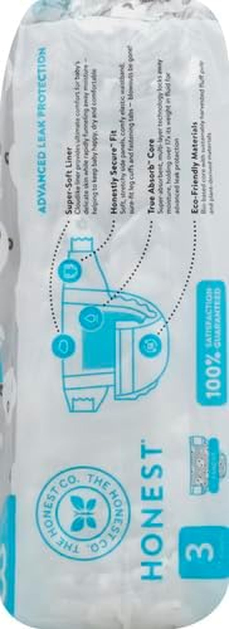 – Pañales desechables ecológicos y de alta calidad, Pandas, talla 3 (7,3–12,7 kg), 27 piezas