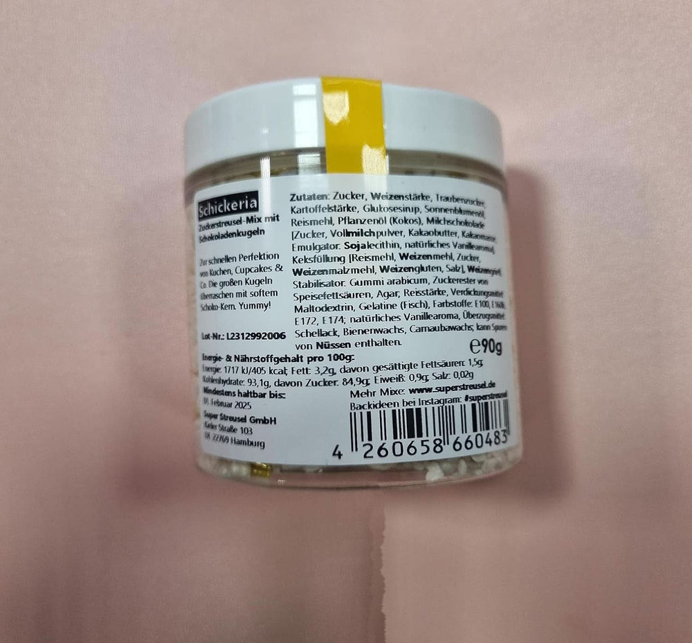 Super Streusel, Vestido Elegante, 90 gramos Naty Shop