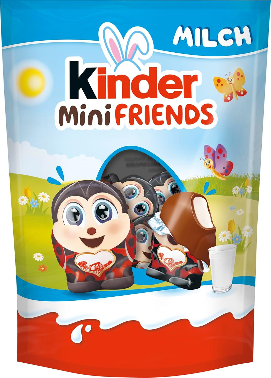 Kinder Joy pack de 2 - La mitad con deliciosa crema de leche y cacao y bolitas crujientes, y la otra mitad con una gran sorpresa - Chocolate de Pascua, dulces de Pascua - Regalo de Pascua - 40g