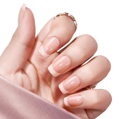 360 de bucăți unghii artificiale franceze unghii false dreptunghiulare medii cu pilă de unghii false sfaturi naturale DIY presare pe pentru doamne și femei