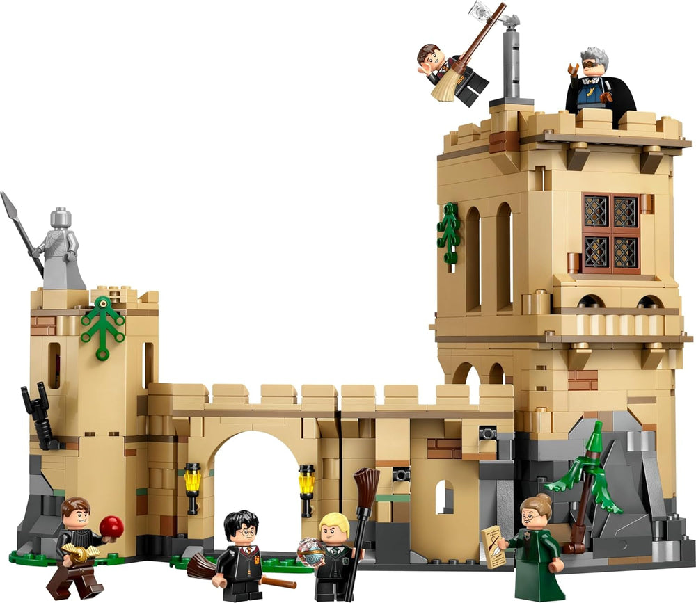 Castillo de Hogwarts LEGO Harry Potter: Lecciones de vuelo Juego de aventuras con 6 minifiguras coleccionables, incluidos Draco Malfoy y la profesora McGonagall Juego de rol para niños y niñas de 9 años 76447 Juegos de construcción Besuche den LEGO-Store