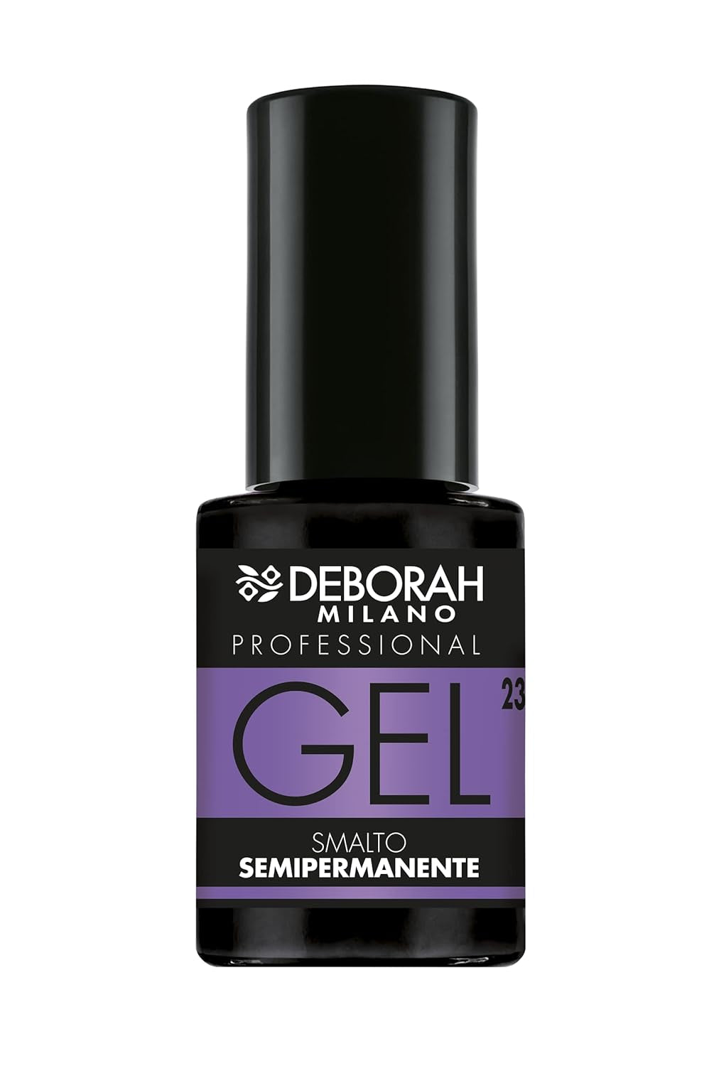 Esmalte de uñas semipermanente Milano Professional, núm. 21 Borgoña, efecto voluminizador, duradero, para uñas intensas y brillantes, 4,5 ml