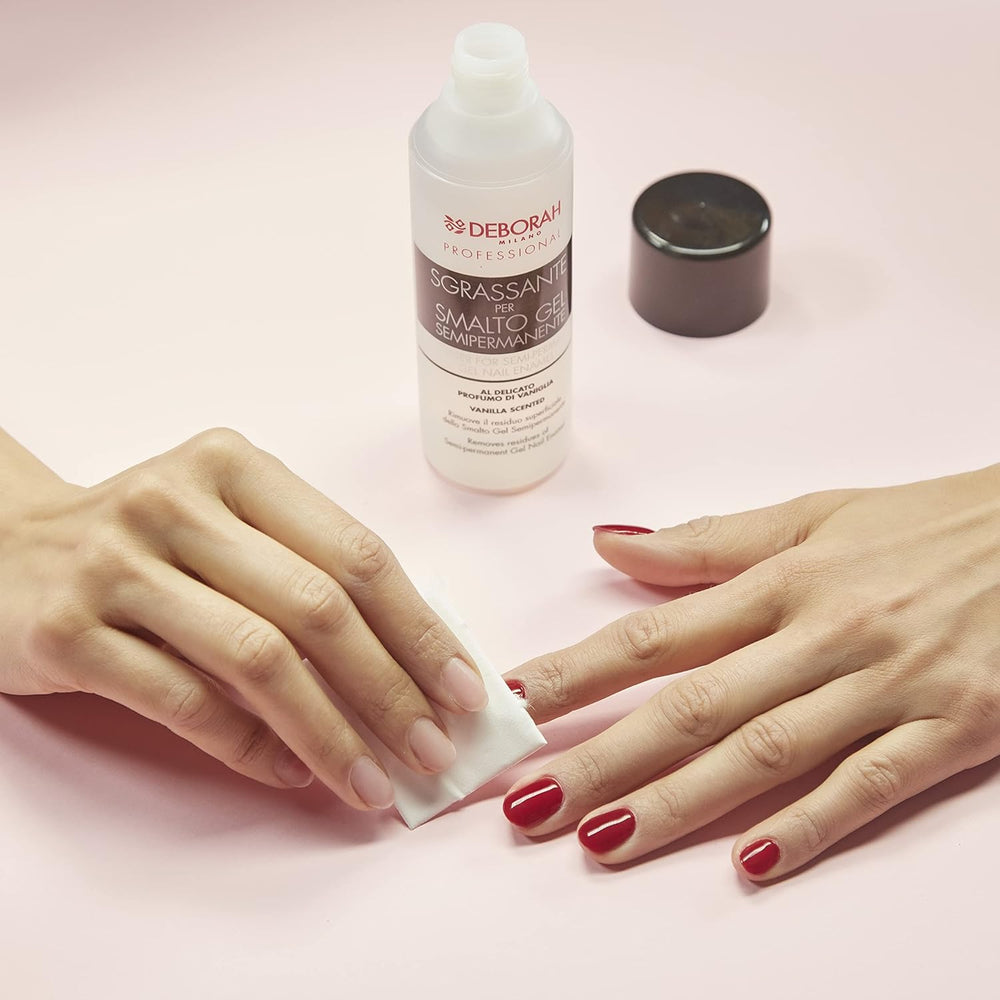 Esmalte de uñas semipermanente Milano Professional, núm. 21 Borgoña, efecto voluminizador, duradero, para uñas intensas y brillantes, 4,5 ml