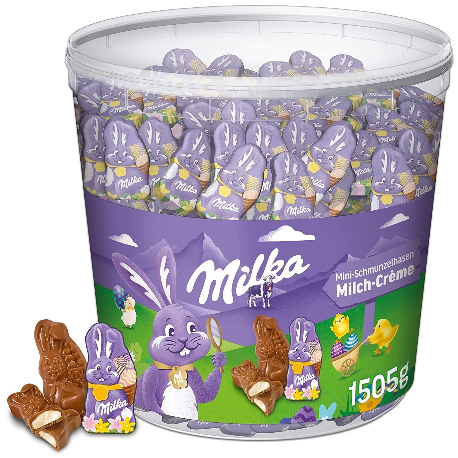 Milka, mini iepurasi, 1.5 Kg, ciocolata cu lapte Bomboane de Ciocolata Naty Shop Default Title