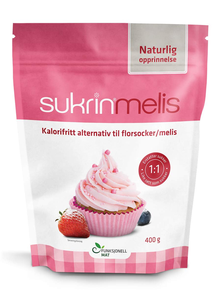 Sukrin Melis Zuckerersatz, Die Natürliche Alternative Zu Puderzucker Ohne Kalorien, 1Er Pack (1 X 400 G) Edulcorantes Naty Shop