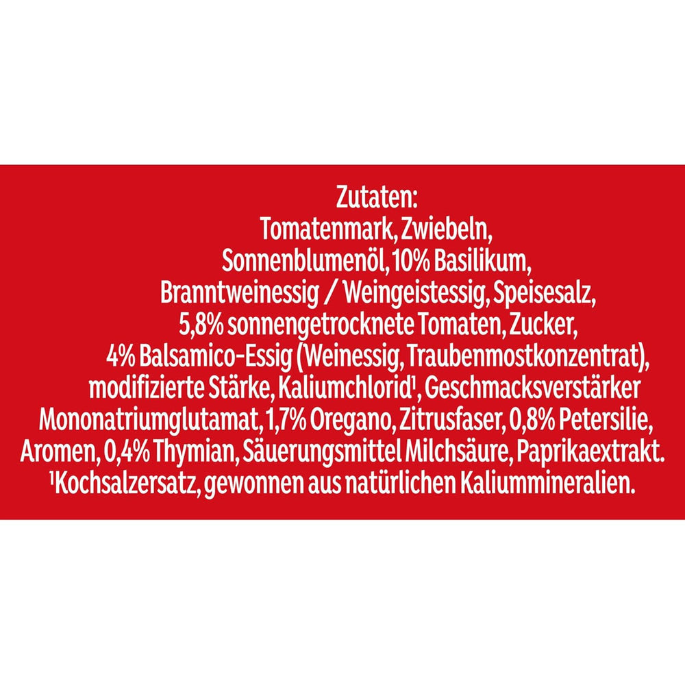 Knorr Schnell gewürzt Kochpaste Getrocknete Tomate & Mediterranean Kräuter einfach & schnell für einen besons intensivo, geballten Gesmack 165 g