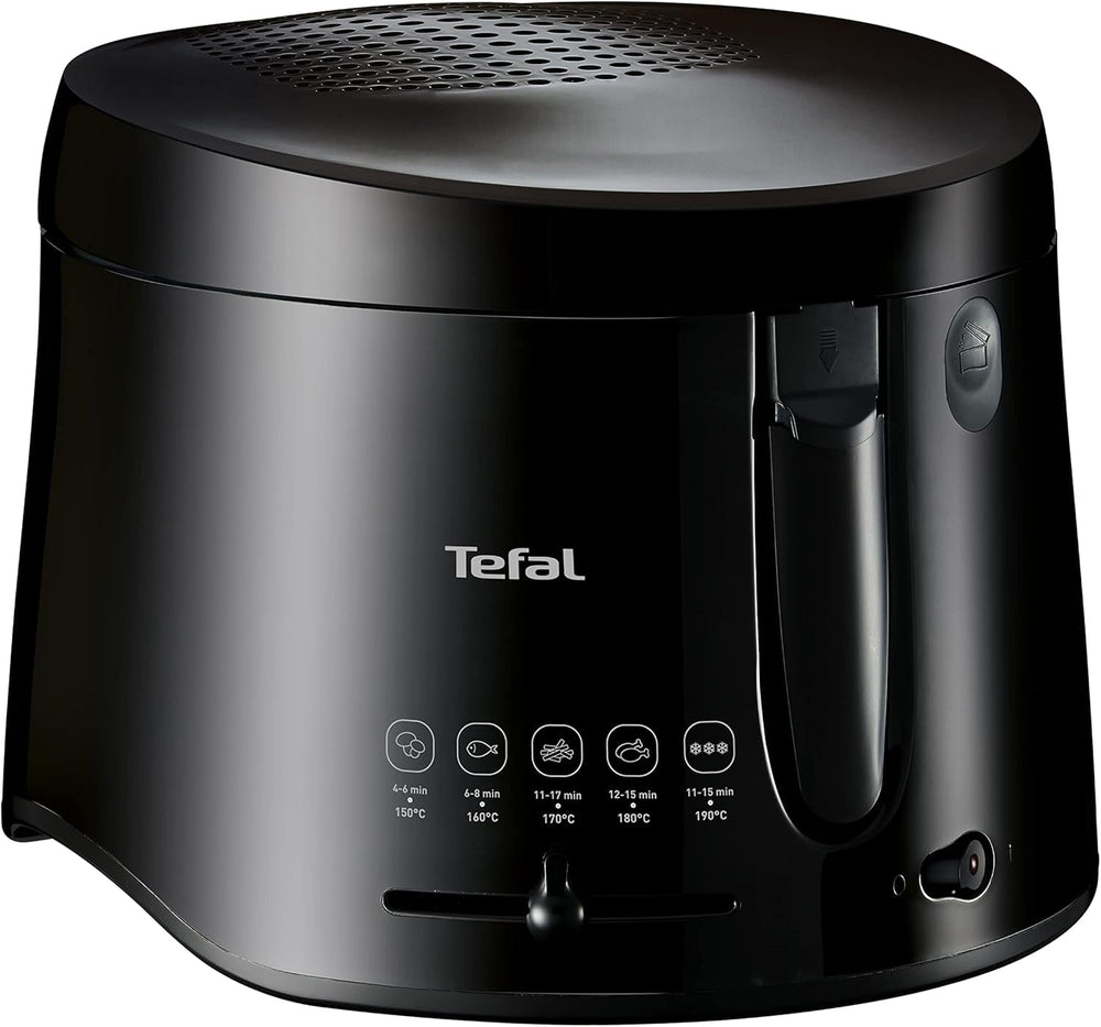 Freidora Tefal Maxi, Tecnología Cool Wall, 1,2 Kg, termostato regulable Electrodomésticos Naty Shop Negro