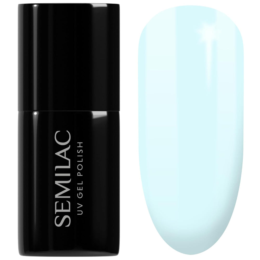 Semilac UV Nagellack Hybrid 404 Muffin de Frijoles Negros 7ml Kollektion Sabores de Otoño
