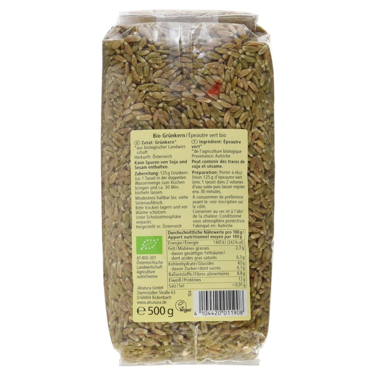 Licor verde ecológico, 500g