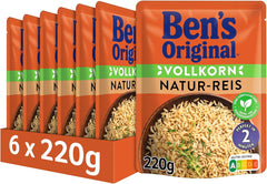 BEN'S ORIGINAL™ arroz express natural 6 x 220g