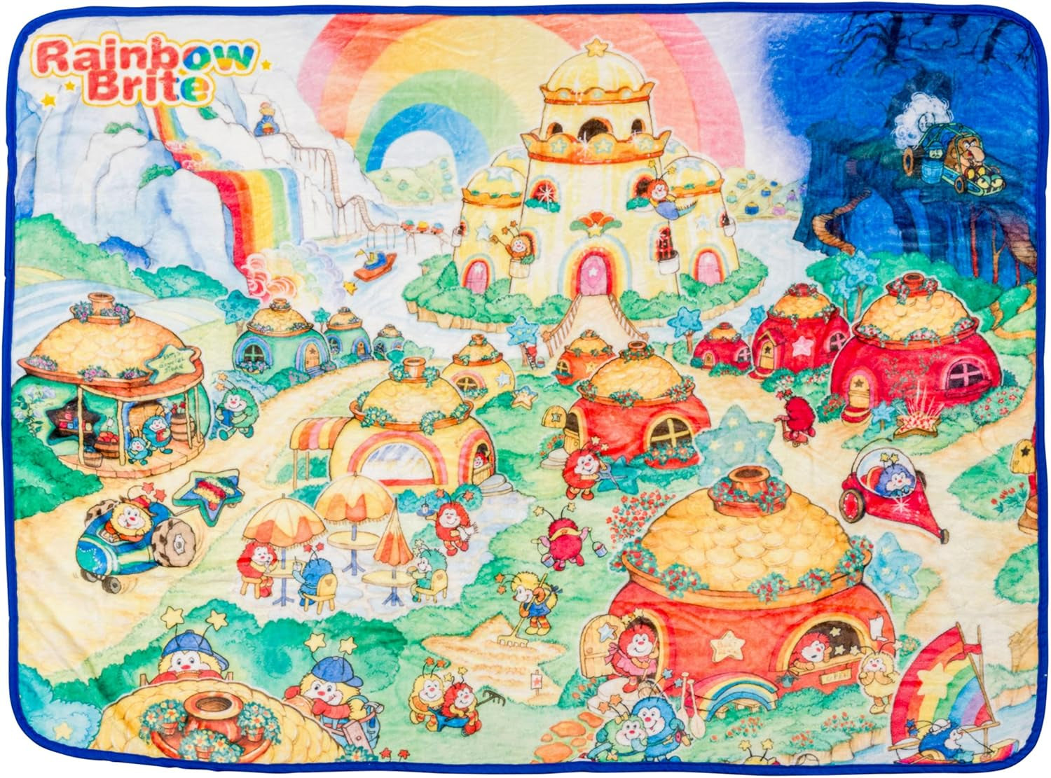 Silver Buffalo Garfield manta colgante, forro polar, 114,3 X 152,4 cm Camas y mantas Silver Buffalo Rainbow Brite Rainbowland