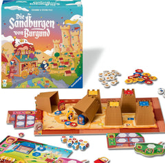 Ravensburger 24687 Castillos de arena de Borgoña - Juego para niños a partir de 5 años, para 2-4 jugadores