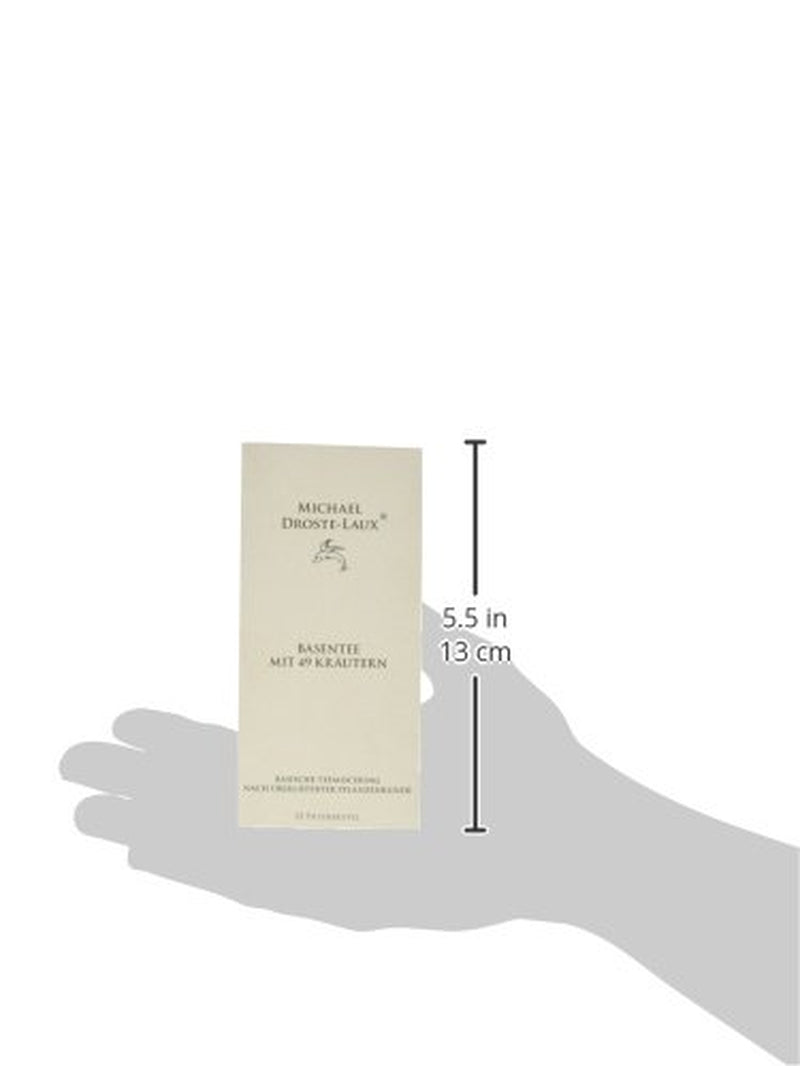 Ceai de bază Droste-Laux cu 49 de plante, 25 bucăți (ceai din plante, pliculețe filtru, ceai pentru post sau dietă) 120501