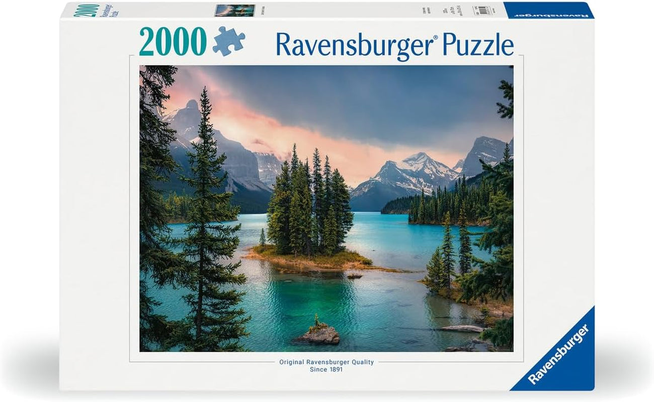 Ravensburger Puzzle 16714 - Spirit Island Canada - puzzle jigsaw de 2000 de piese pentru adulți și copii de peste 14 ani, puzzle peisaj cu motivul Canada Puzzle Naty Shop