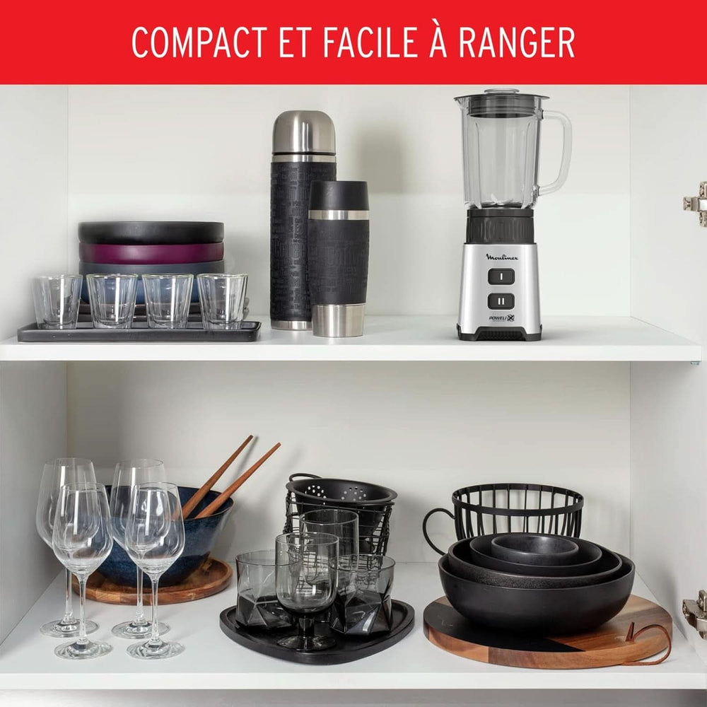 Batidora Pulseo LM17GD, 400 W, 4 Cuchillas, 700 Ml, Vaso Portátil 600 Ml Cocina Naty Shop