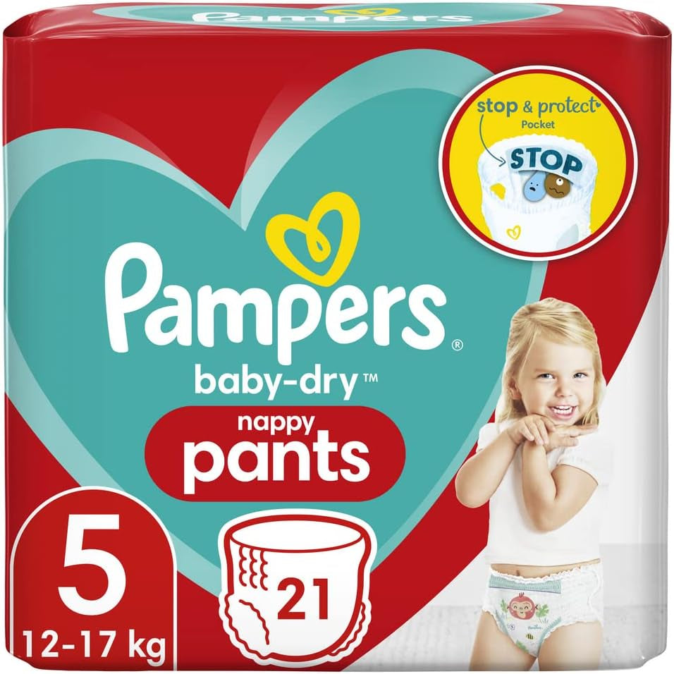 Pañales Pampers 81657566 Baby-Dry Pants, blanco