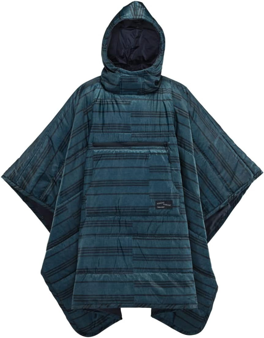 Therm-A-Rest Honcho Poncho unisex Manta con capucha portátil Manta con capucha portátil Camas y mantas Therm-a-Rest Azul Tamaño estándar