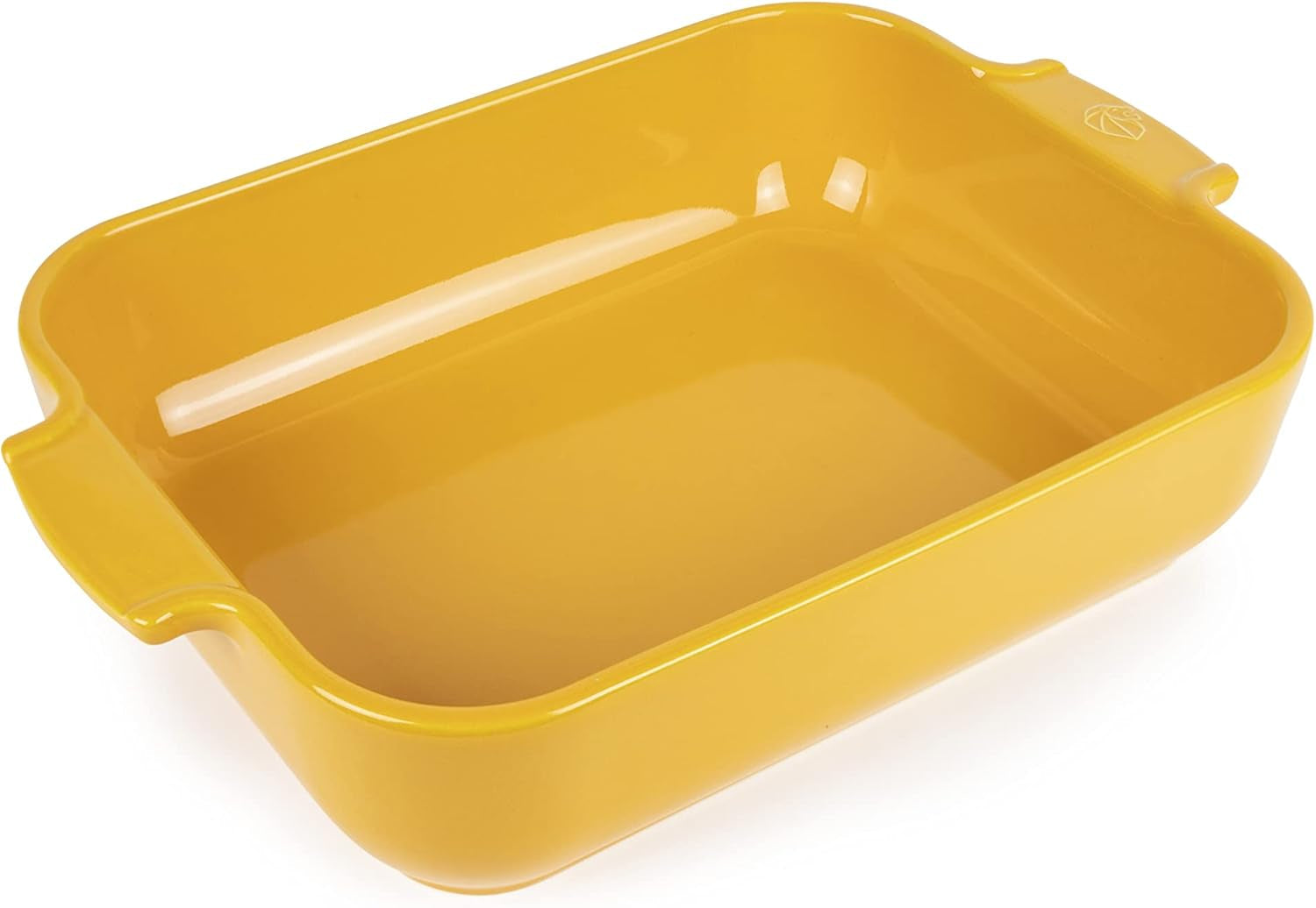 Peugeot Appolia Rechteckige Auflaufform Mit Griffen, Keramik, Schiefer / Grau, 7,2X31X21,7 Cm, Fassungsvermögen: Ca. 2 L, 60060 Moldes y bandejas para repostería Naty Shop Gelbes Safran