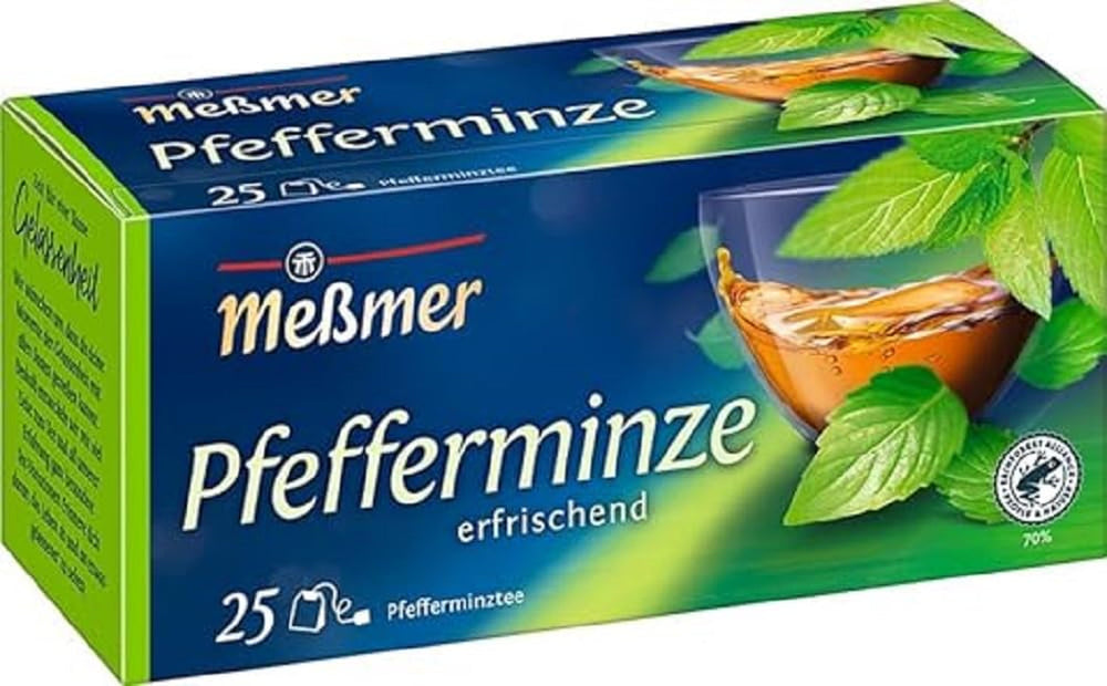 Meßmer Fenchel | 25 | Pliculețe de ceai | Vegan | Fără gluten | Fără lactoză, 75 g