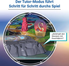 Ravensburger 24582 Ventopia - Juego de mesa electrónico The Flying Island para niños a partir de 7 años para 1 a 4 jugadores