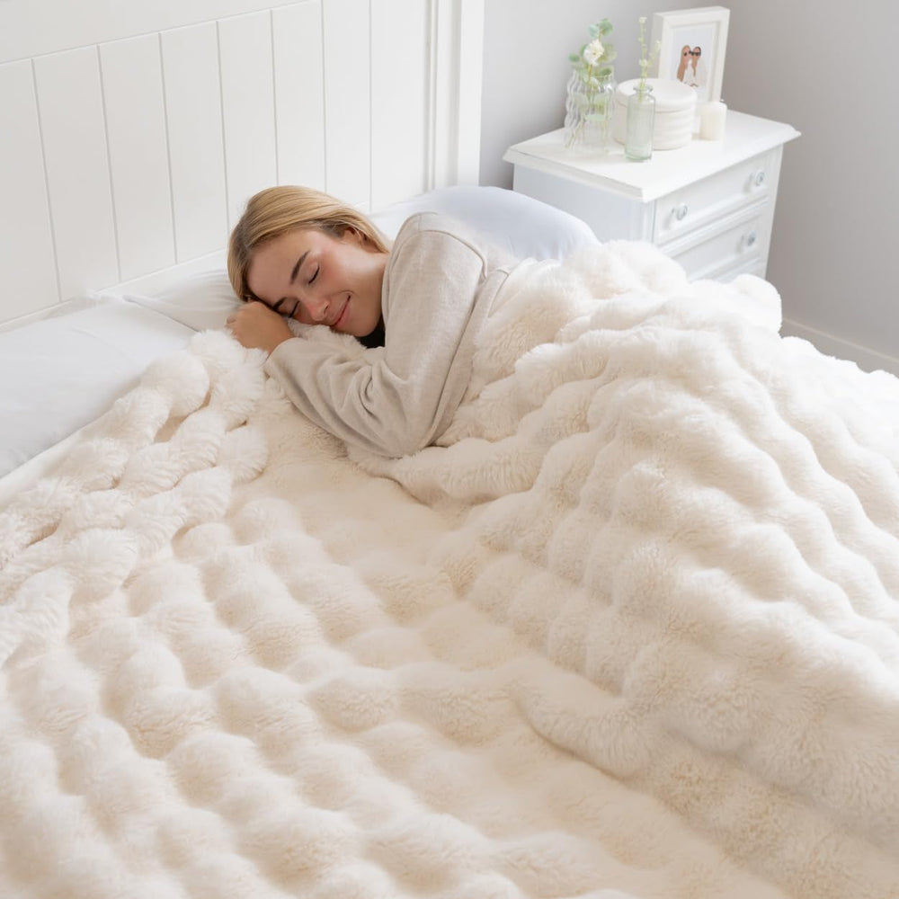 Flamingueo manta acogedora - manta térmica, manta lastrada, poliéster, manta para sofá, decoración de habitaciones, manta polar, calidez, camas, manta, manta de invierno Camas y Mantas Besuche den Flamingueo-Store