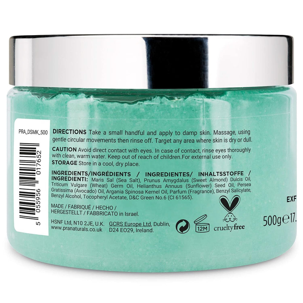 Pranaturals, Exfoliante Corporal con Sal del Mar Muerto, 500g Naty Shop