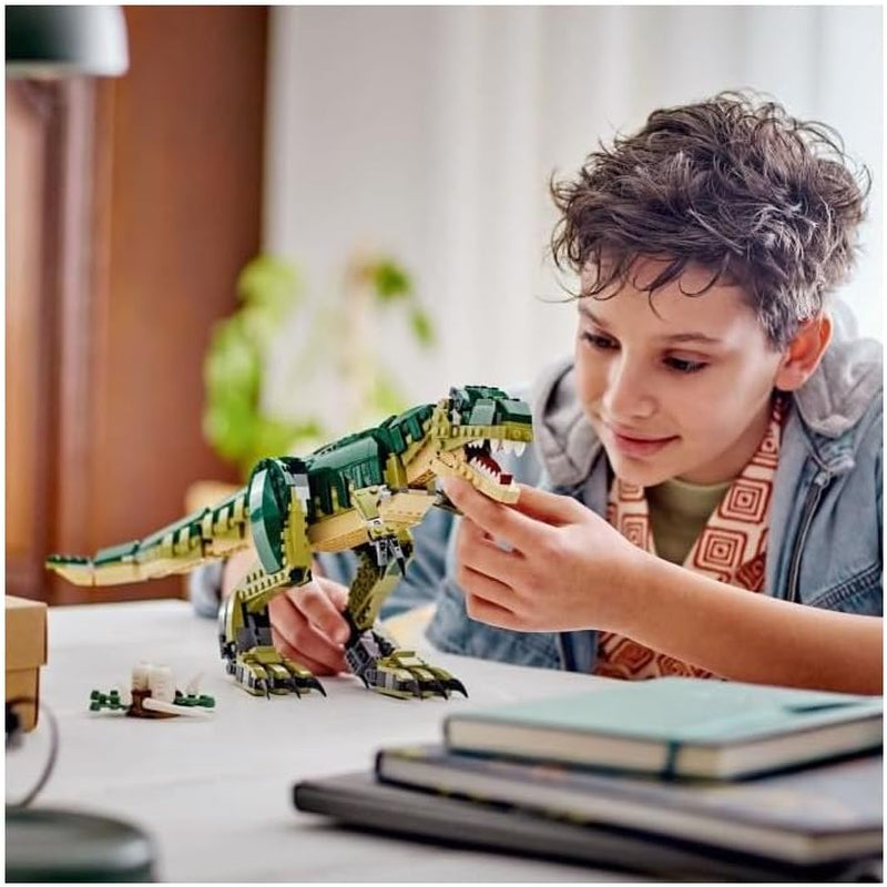 LEGO Creator T.Rex, Dino Triceratops o Pterodáctilo Transformable 3 en 1, Modelo de Dinosaurio Móvil para Niños, Regalo para Niños y Niñas 31151 Juegos de Construcción Besuche den LEGO-Store