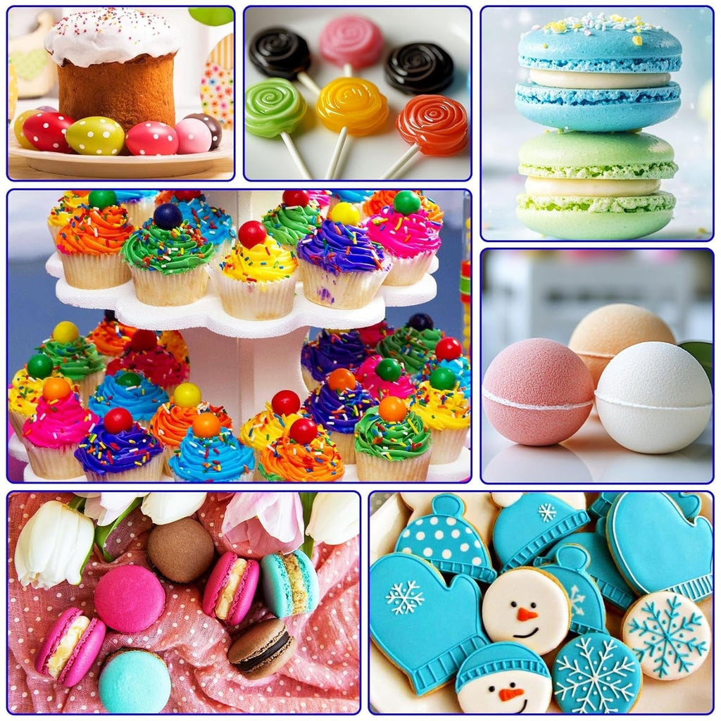 Set 10 coloranti alimentari, lichizi, 10 x 10 ml Naty Shop