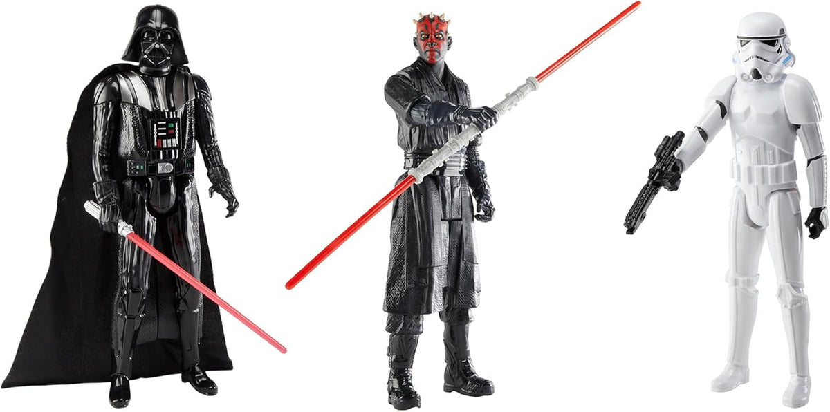 Star Wars Întâlnirea părții întunecate, set de figurine (scara 30 cm), 3-pack Action figures Naty Shop Titlu implicit