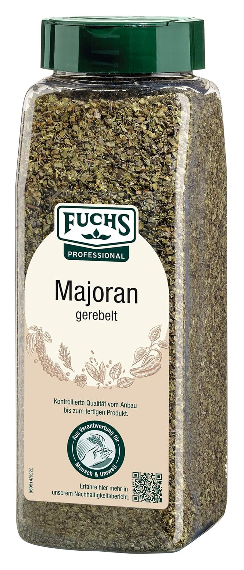 - Cinturón de mejorana | Mit praktischem Streuaufsatz | Zum Verfeinern von Bohnen- und Linseneintöpfen | 80 g de Streuer grande