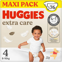 Pañales Huggies Extra Care, talla 6, 15-25 kg, 60 piezas