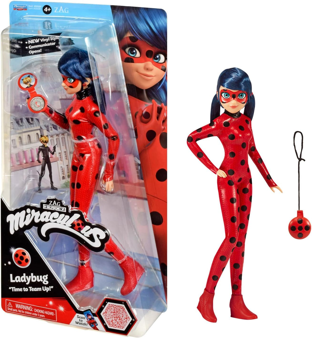 Bandai - Miraculous Ladybug - Muñeca Marinette Cambio De Color Sorpresa - Muñeca Articulada Miraculous, 26 Cm + 3 Sorpresas - Modelo Aleatorio - P50390 Muñecas Naty Shop Ladybug