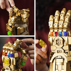 LEGO 76191 Marvel Super Heroes Infinity Glove Avengers Thanos Glove Set de construcción en miniatura para adultos Artículo para fans Regalo para hombres y mujeres Her Him Juegos de construcción Besuche den LEGO-Store