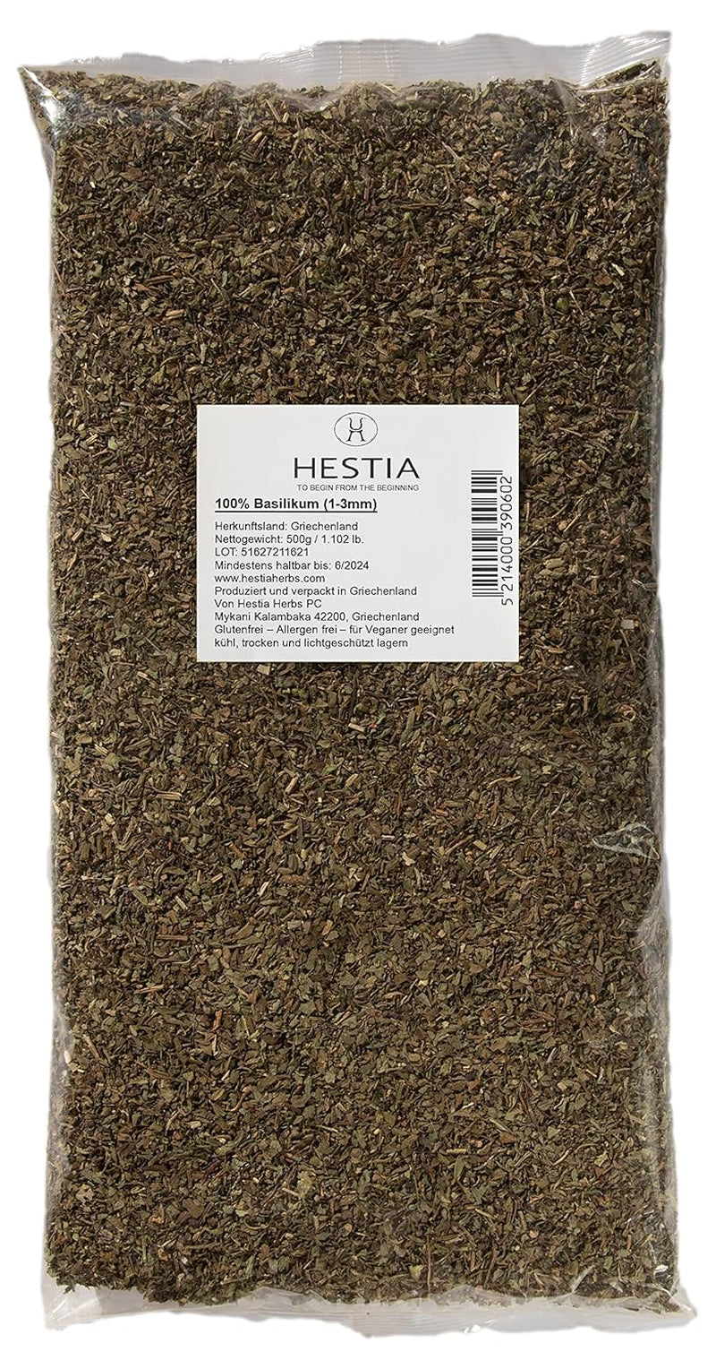 Hestia Herbs Griechischer getrechtenter Orégano 500 g, Libre de alérgenos – Vegano – Libre de GVO