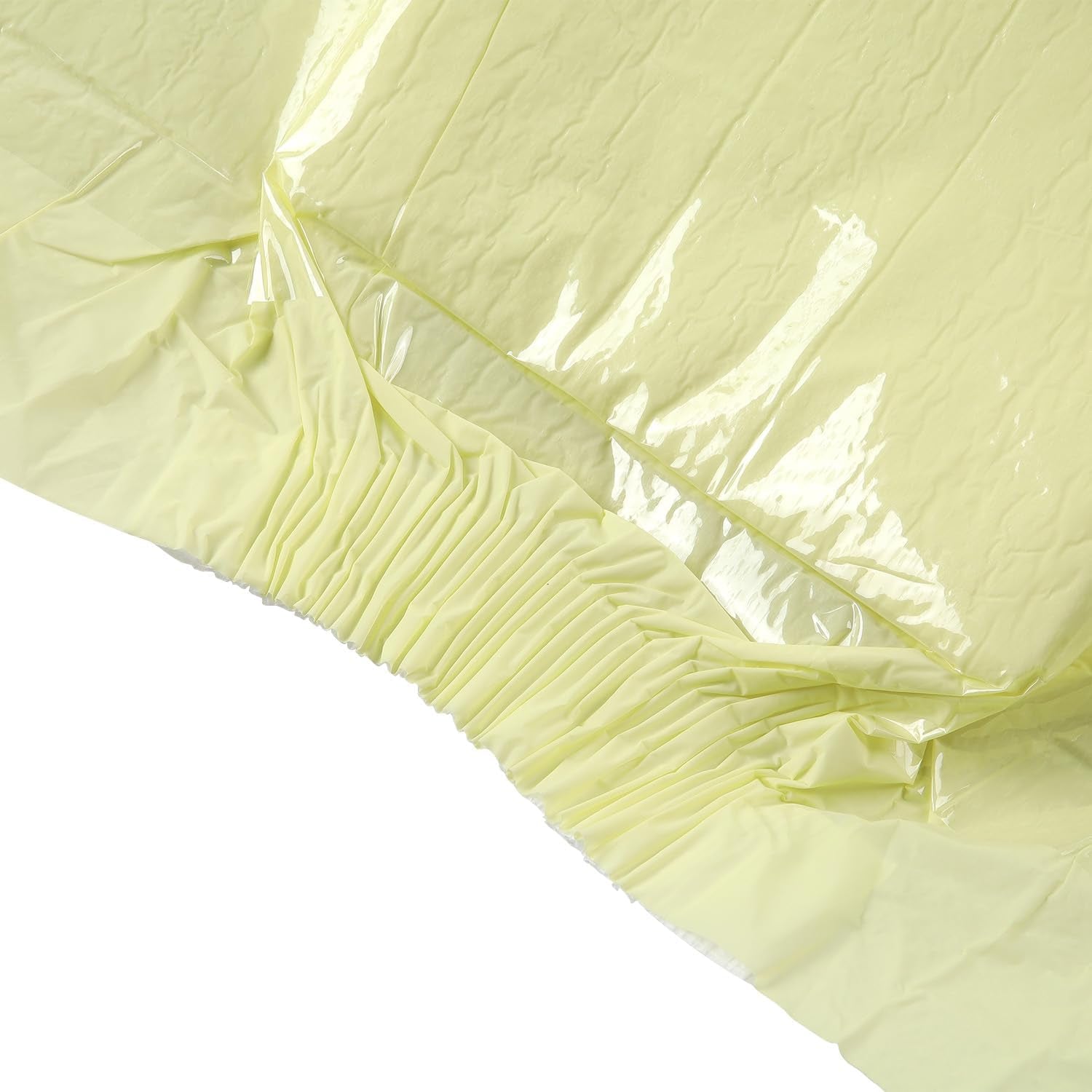 CutiePlusU Pañales para adultos, paquete de 10 bragas desechables para incontinencia con trabillas para mujeres y hombres, máxima absorbencia durante la noche - amarillo (tamaño mediano 71-96 cm)