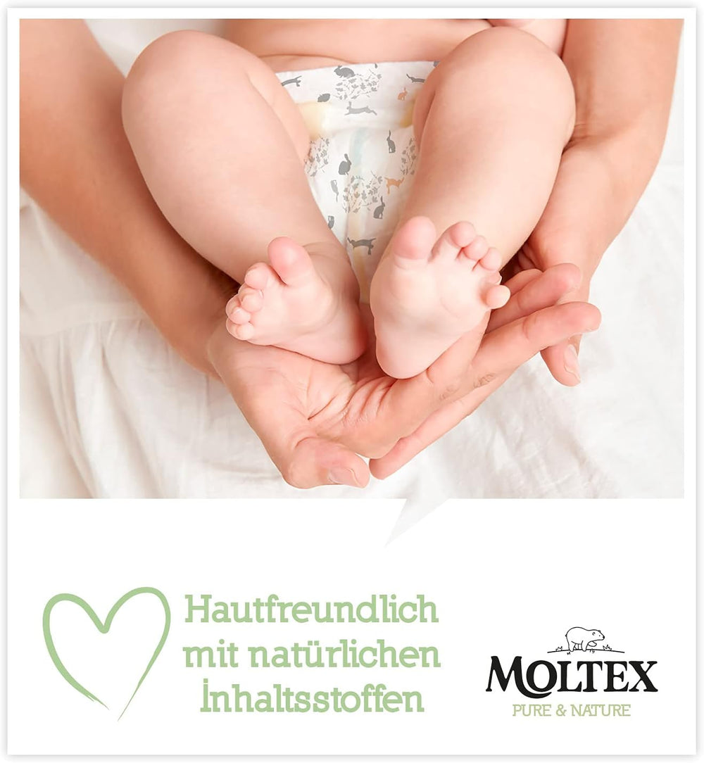 Pure & Nature Pañales Orgánicos Talla 6 XL (17-28kg) Mensual Caja 84 Pañales Orgánicos