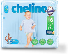 Pañales Indas Fashion & Love XL, talla 6 (17-28 kg), 27 piezas