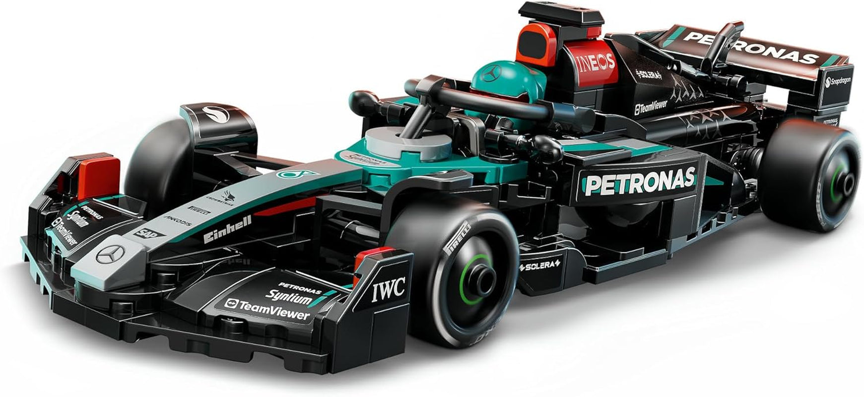 LEGO Speed Champions Coche de carreras Mercedes-Amg F1 W15 - Juguete con minifigura de Fórmula 1 - Modelo de coche coleccionable y para construir - Regalo para niños y niñas mayores de 10 años o fans adultos 77244 Juegos de construcción Besuche den LEGO-Store