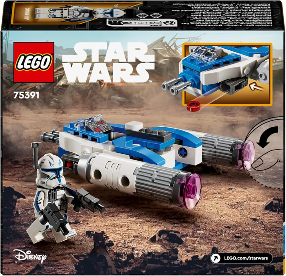 LEGO Star Wars Microfighter Ala-Y del Capitán Rex Ladrillos de construcción Nave estelar coleccionable Idea de regalo para niños y niñas a partir de 6 años 75391 Juegos de construcción Besuche den LEGO-Store