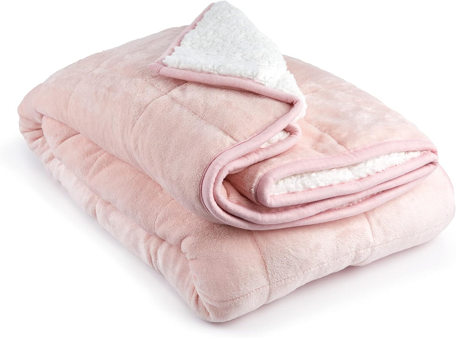 Emma Barclay Manta Sherpa Pesada, 127 X 152 cm, Rosa Rubor Emma Barclay Beds and Blankets Rosa Rubor 50X60" (127X152Cm)