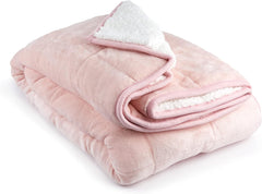 Emma Barclay Manta Sherpa Pesada, 127 X 152 cm, Rosa Rubor Emma Barclay Beds and Blankets Rosa Rubor 50X60" (127X152Cm)
