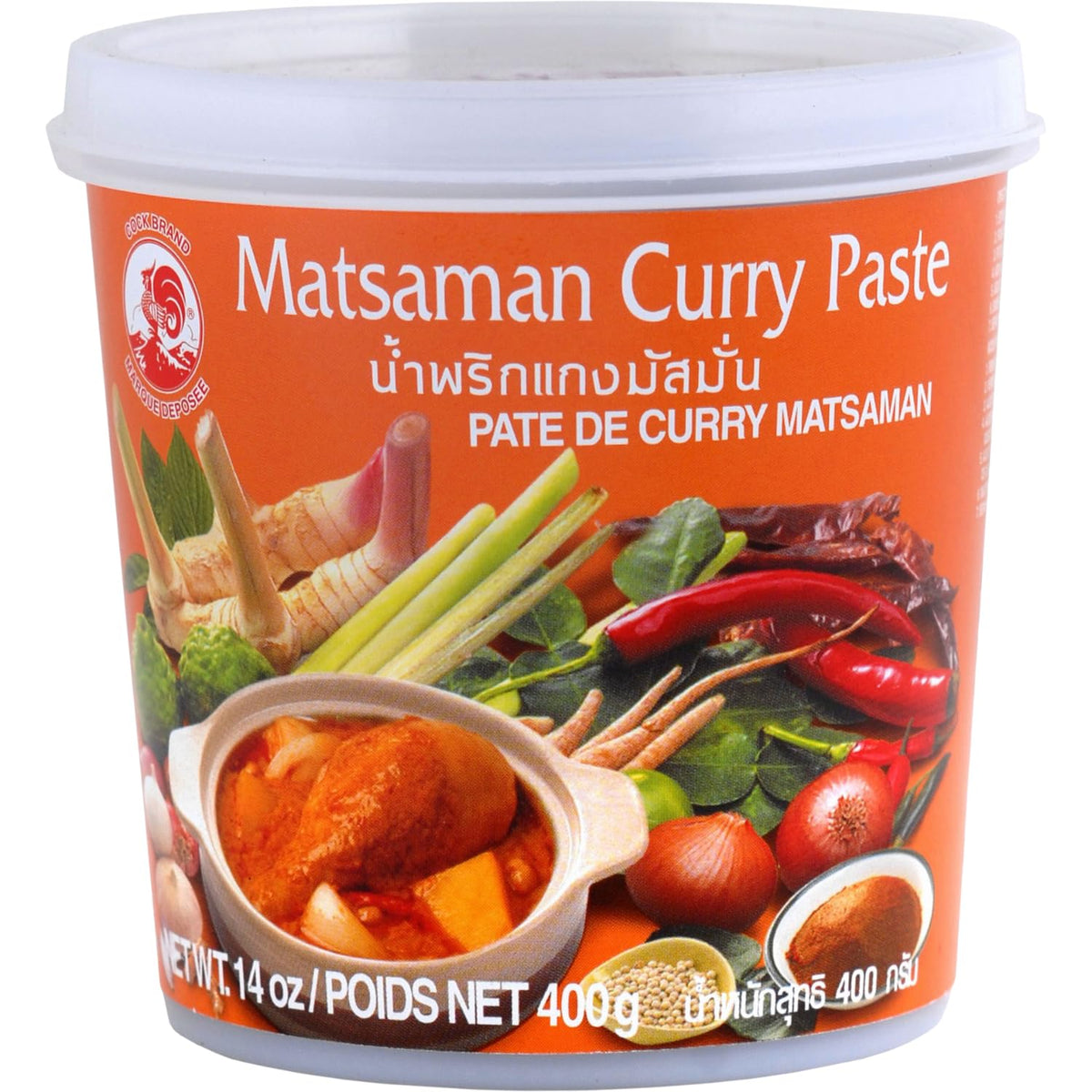 COCK - Pasta de Curry Matsaman, (1 X 400 GR)